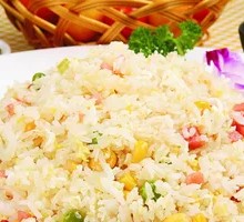 Ham and Corn Fried Rice