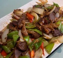 Bell Pepper Beef Heart Stir-fry
