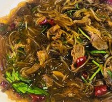 Stewed Pork Heart with Mushrooms and Vermicelli