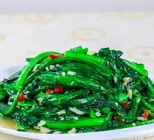 Garlic Stir-fried Rapeseed