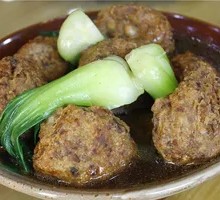 Pork Meatball Spinach Noodles