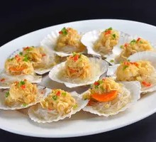 Garlic Butter Scallop with Rice Noodles