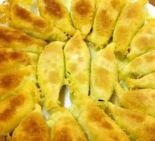 Leek Egg Pan-Fried Cake
