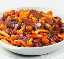 Stir-fried Pork with Slippery Mushroom
