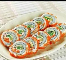 Fish Roe Crab Stick Roll