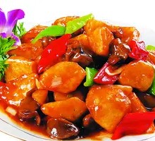 Chicken gizzard stewed with potatoes