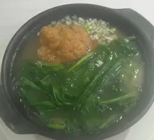 Pork Meatball Spinach Noodles
