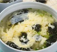 Seaweed Egg Soup
