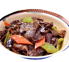 Pork Lung Stir-Fried with Chili Peppers