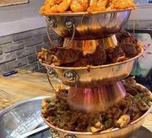 Three-Layer Tower Rich Pot