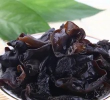 Blanched Black Fungus