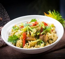 Stir-fried Cauliflower with Pork