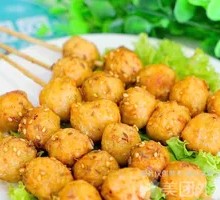 Roasted Zhengda Chicken Meatballs