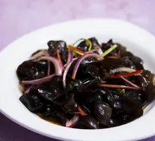 Cold-mixed black fungus