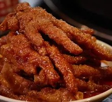Braised Chicken Feet with Tiger Skin