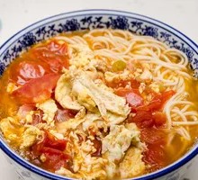 Tomato and Egg Knife-Sliced Noodles
