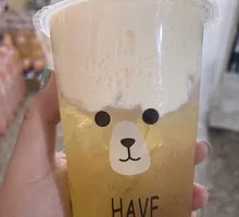Peach Oolong Milk Foam
