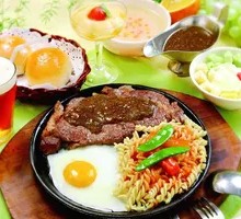 Milk Salad Chicken Rice