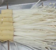 Fried Golden Needle Mushrooms
