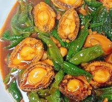Stir-Fried Abalone with Spiral Pepper