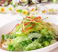 Boiled Bok Choy