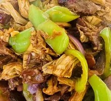 Stewed Pork Heart with Tofu Skin