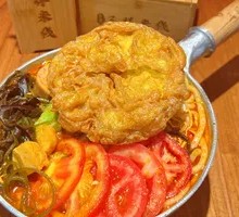 Tomato Fried Egg Rice Noodles
