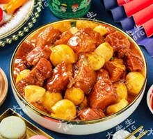 Braised Pork Belly with Quail Eggs