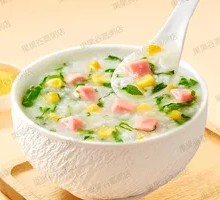 Corn and Ham Porridge