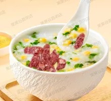 Corn and Sausage Porridge