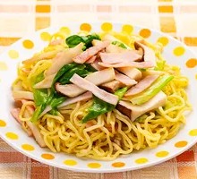 Ham Fried Noodles