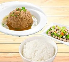 Crab Roe Lion's Head Meatballs