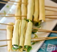 Stuffed Tofu Skin Rolls