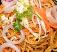 Cumin Squid Stir-Fried Noodles