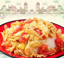 木须柿子盖饭