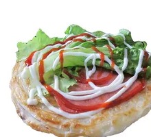 Bacon Salad Meat松 Hand-Pulled Pancake