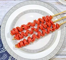 Fried Dragon Fruit Skewers