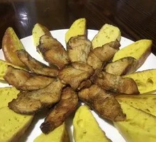 Pan-Fried Fish Fillet with Corn Cake