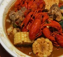 Pork Rib and Crawfish Stir-fry