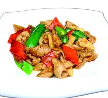 Stir-fried Pig Intestines Rice Bowl