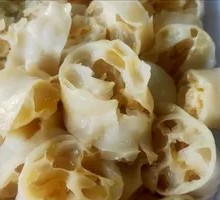 Noodles with lotus root