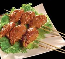 Grilled Chicken Heads