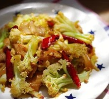 Stir-Fried Organic Cauliflower
