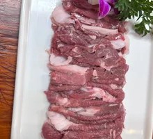 Big Knife Sliced Fresh Lamb Leg