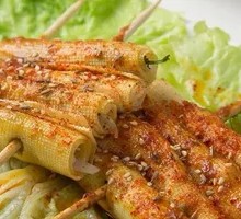 Stuffed Tofu Skin Rolls