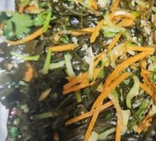 Thin seaweed strips