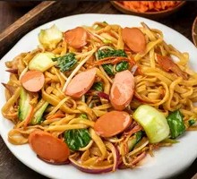 Egg and Ham Fried Noodles