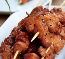 Fried Pork Skewers