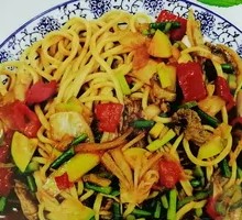 Lanzhou Beef Noodles Stir-Fry