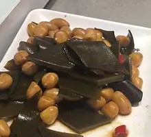 Spicy and Sour Kelp and Peanuts